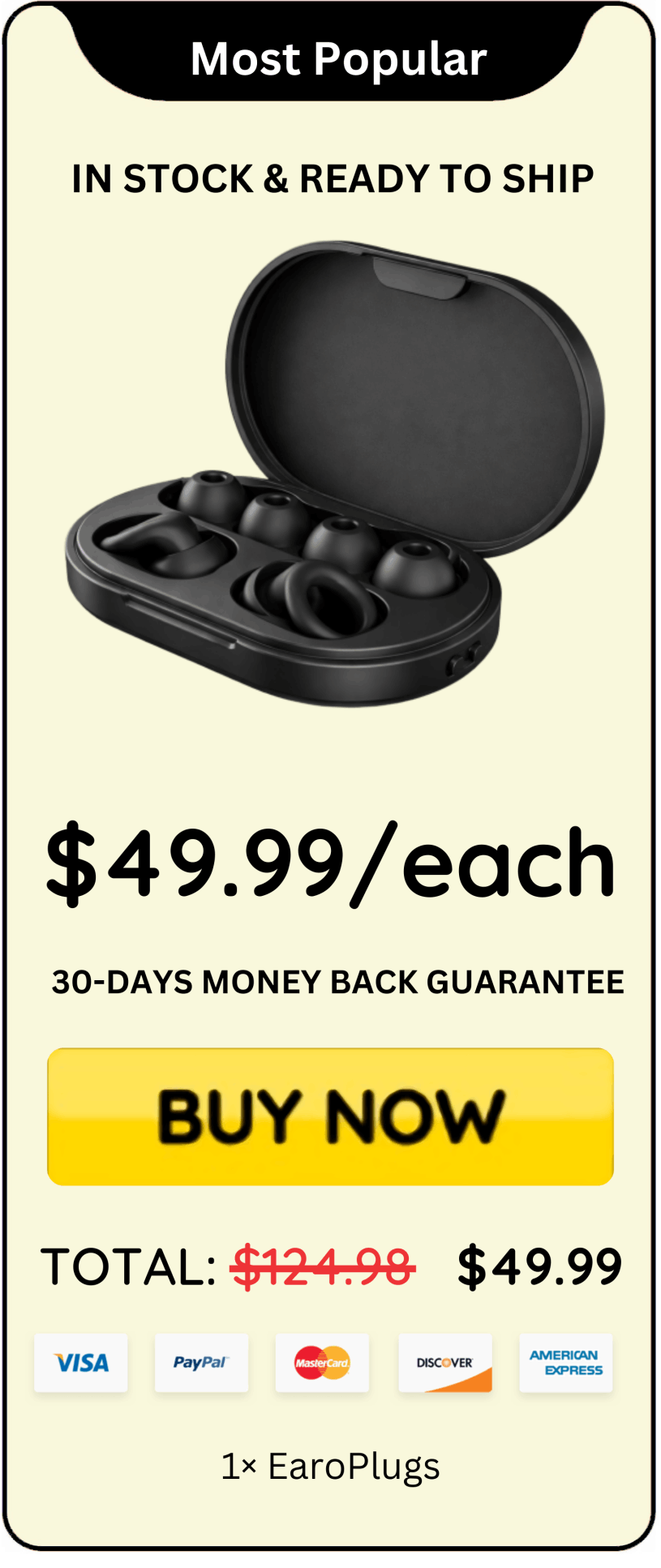EaroPlugs price 