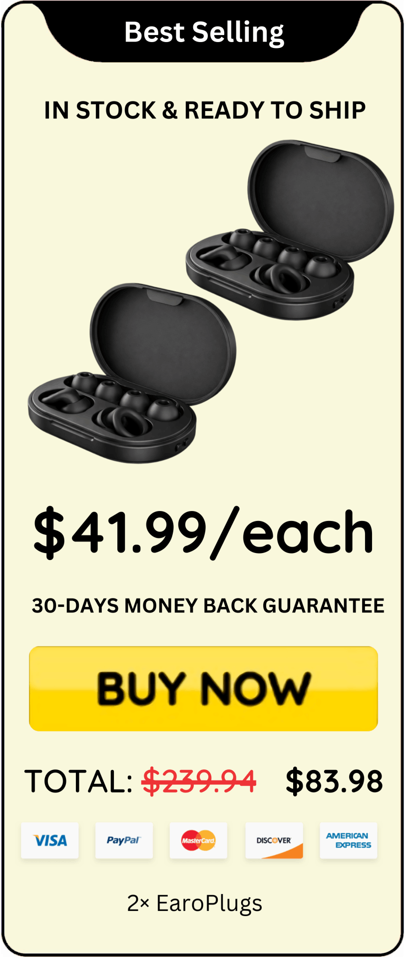 EaroPlugs offer price 